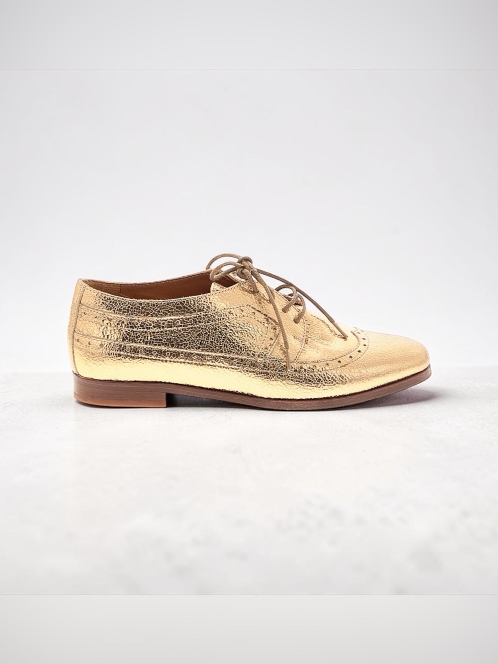 Sézane Paul Derbies in Gold FR 37 / US 6 - Picture 8 of 10